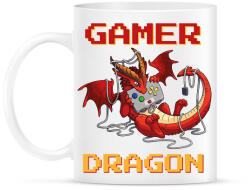 printfashion Gamer dragon - Bögre - Fehér (13738606)