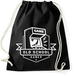 printfashion Old School Gamer - Sportzsák, Tornazsák - Fekete (5260086)