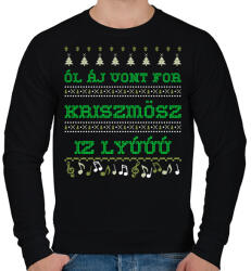 printfashion ALL I WANT FOR CHRISTMAS IS YOU - Férfi pulóver - Fekete (9952281)