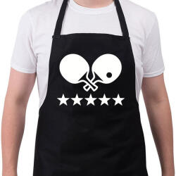 printfashion PingPong - Kötény - Fekete (4932409)