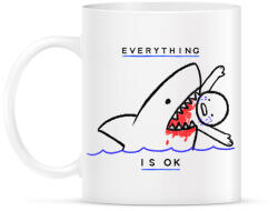printfashion Everything is OK - Bögre - Fehér (10425701)