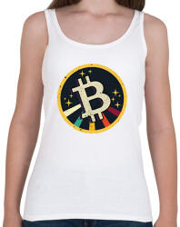 printfashion BITCOIN 4 EVER 59 - Női atléta - Fehér (6120947)