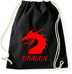printfashion Dragon - Sportzsák, Tornazsák - Fekete (1962735)