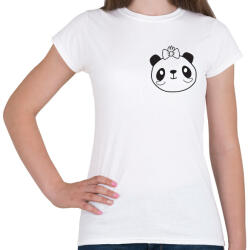 printfashion Panda páros 2 - Női póló - Fehér (6077990)
