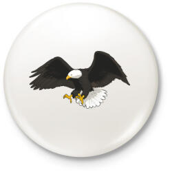 printfashion Sas - Kitűző, hűtőmágnes - Fehér (4247015)