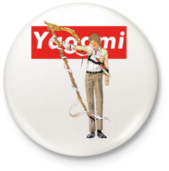 printfashion Light Yagami - Kitűző, hűtőmágnes - Fehér (5416099)