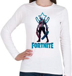 printfashion Fortnite: X-Lord - Női hosszú ujjú póló - Fehér (4701669)