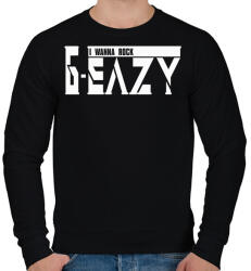 printfashion G-eazy I wanna rock - Férfi pulóver - Fekete (2233679)