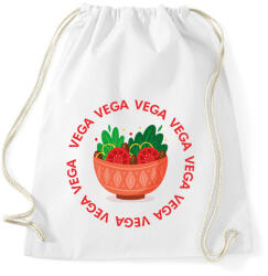 printfashion Vega tál - Sportzsák, Tornazsák - Fehér (6598853)