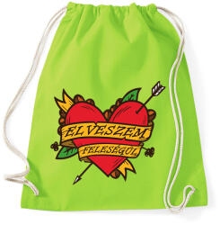 printfashion Elveszem feleségül - Sportzsák, Tornazsák - Limezöld (2182182)