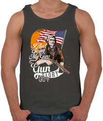 printfashion A fegyver dicsősége - Férfi atléta - Sötétszürke (147355)