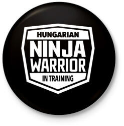 printfashion Ninja Warrior - Kitűző, hűtőmágnes - Fekete (3095413)