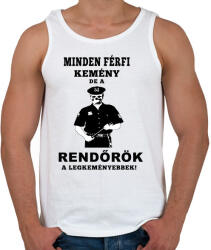printfashion RENDŐRNEK - Férfi atléta - Fehér (1604340)
