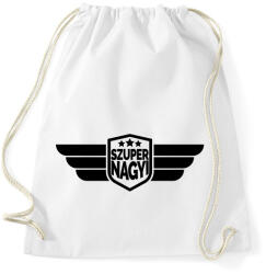 printfashion Szuper Nagyi - Sportzsák, Tornazsák - Fehér (2140361)