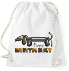 printfashion Lufitacskó Happy birthday felirattal - Sportzsák, Tornazsák - Fehér (13418549)