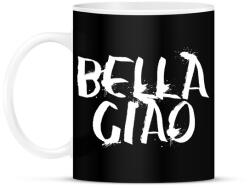 printfashion Bella ciao graffiti fehér - Bögre - Fekete (4310468)