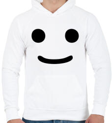 printfashion Lego arc - Férfi kapucnis pulóver - Fehér (14481526)