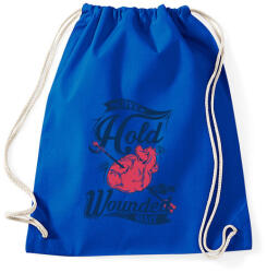 printfashion Sebesült szív - Sportzsák, Tornazsák - Bright royal (180665)