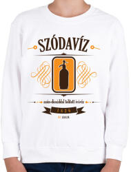 printfashion szodaviz-brown-orange - Gyerek pulóver - Fehér (561624)