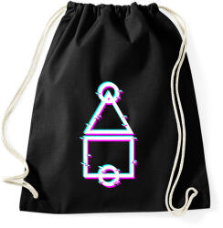 printfashion Squid Game Logo - Sportzsák, Tornazsák - Fekete (5445721)
