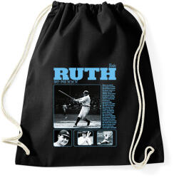 printfashion Babe Ruth - baseball - Sportzsák, Tornazsák - Fekete (15815638)