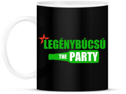 printfashion Legénybúcsú - Bögre - Fekete (7705171)