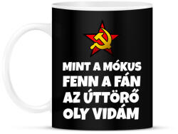 printfashion MINT A MÓKUS FENN A FÁN - Bögre - Fekete (10893872)