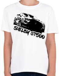 printfashion Shelby GT 500 #1 - Gyerek póló - Fehér (7592386)