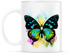 printfashion colorful butterfly - Bögre - Fehér (2272405)