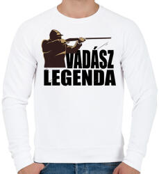 printfashion Vadász Legenda - Férfi pulóver - Fehér (16330824)