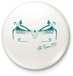 printfashion Alfa romeo 159 03 - Kitűző, hűtőmágnes - Fehér (11338238)