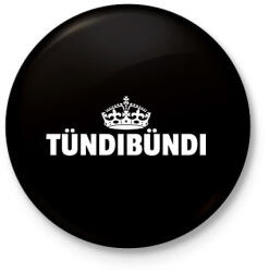 printfashion TÜNDIBÜNDI - Kitűző, hűtőmágnes - Fekete (11590335)