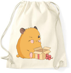 printfashion Hörcsög ajándékkal - Sportzsák, Tornazsák - Natúr (14490411)