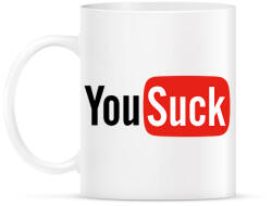 printfashion YouSuck - Bögre - Fehér (1083908)