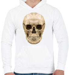 printfashion Halálfejes póló - Férfi kapucnis pulóver - Fehér (1013626)