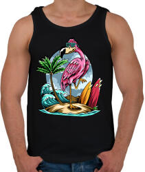 printfashion flamingo - Férfi atléta - Fekete (13658972)