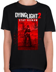 printfashion Dying Light 2 - Gyerek póló - Fekete (5219058)