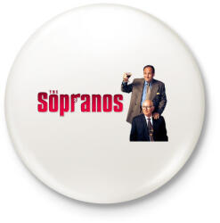 printfashion The sopranos - Tony - Kitűző, hűtőmágnes - Fehér (5432725)