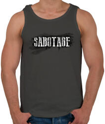 printfashion Szabotázs - Férfi atléta - Sötétszürke (63796)