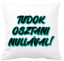 printfashion Nullával osztás - Párnahuzat, Díszpárnahuzat - Fehér (15620394)
