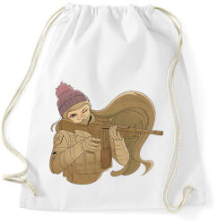 printfashion Animés katona - Sportzsák, Tornazsák - Fehér (8463419)