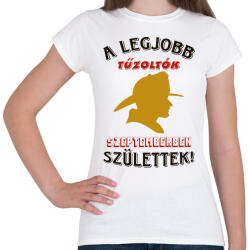 printfashion Tűzoltó szülinapja szeptember - Női póló - Fehér (5777764)