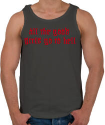 printfashion All good girls - Férfi atléta - Sötétszürke (2481720)