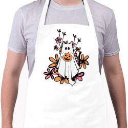 printfashion Cicás halloween - Kötény - Fehér (14463889)