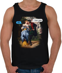 printfashion i luv you - ok - Férfi atléta - Fekete (11728528)