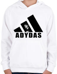 printfashion Adydas - Gyerek kapucnis pulóver - Fehér (2417273)