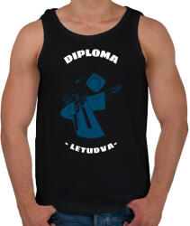 printfashion DIPLOMA LETUDVA - Férfi atléta - Fekete (10268691)