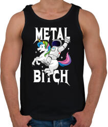 printfashion Metal b*tch - Férfi atléta - Fekete (2583118)