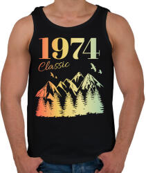 printfashion 1974 - Férfi atléta - Fekete (12711878)