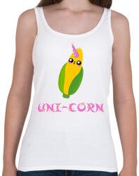 printfashion Uni-Corn - Női atléta - Fehér (14499583)